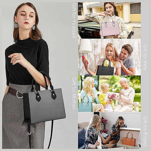 Crossbody Purses and Handbags for Women Liz Grey - Black - Picture 8 of 8